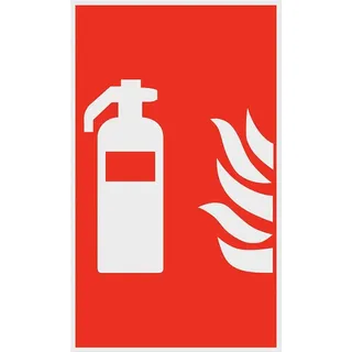 Metafranc Hinweisschild Symbol: Feuerlöscher 30 x 20 cm