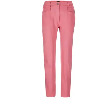 GOLDNER Regular-fit-Jeans »Kurzgröße Lange Hose SARA mit Formbund«, orange