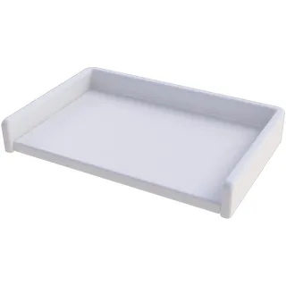 ORLANDINI - Wickelauflage für Neugeborene, weich und bequem, weiß, 92x62 cm, 43520