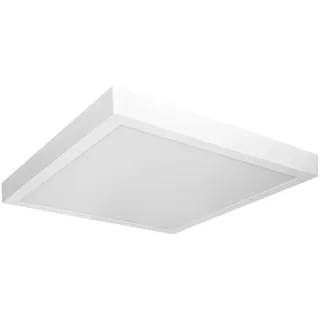 LEDVANCE LED SPOT SURFACE SMART+ 40x40cm, Deckeneinbauspot für den Innenbereich, dimmbar, 22W, Farbtemperatur 3000-6500K, 1800 Lumen, flaches modernes Design, inkl. Leuchtmittel, eckig, weiß
