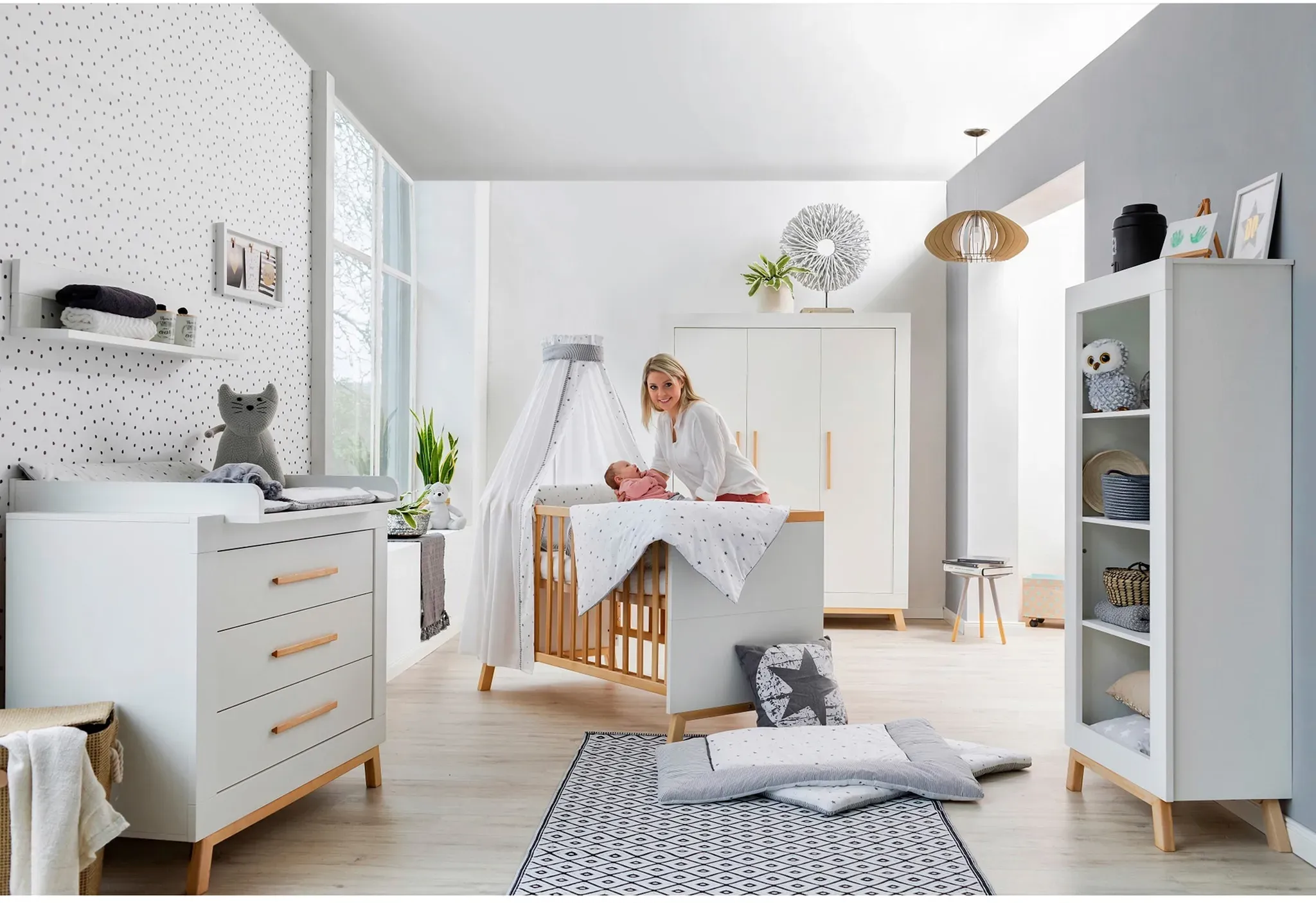 Bild von Kinderzimmer Miami White 3-tlg. mit 3-türigem Schrank