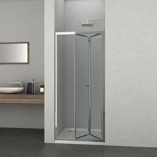 Sanotechnik Falttür Elite 90 cm x 195 cm Chrom Klarglas