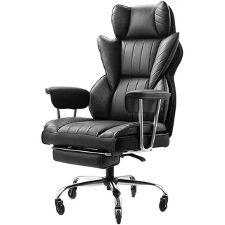 Vevor Chefsessel Leder Schwarz