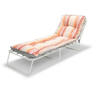 barths BEST Sonnenliege 180 x 60 x 38 cm Orange