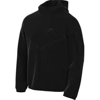 Nike Herren Tch Fleece Full Zip Wr Jacke, Black/Black, S
