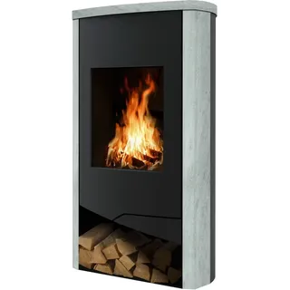 Wamsler Nevada Kaminofen Naturstein Schwarz 5 kW