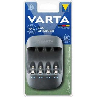 Varta Eco Charger Rundzellen-Ladegerät NiMH Micro (AAA), Mignon (AA)