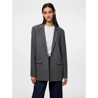 Pieces Damen Pcbozzy Ls Loose Blazer Noos Bc Klassischer Blazer, Magnet,XS
