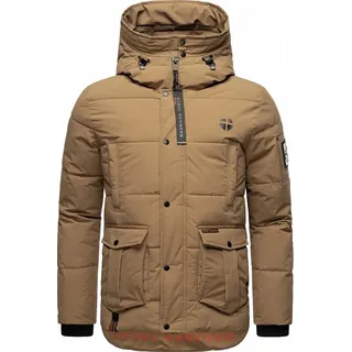 Stone Harbour Herren warme Winterjacke Steppjacke Parka Outdoor Mantel Admaroo Braun Gr. 54 - XXL - Braun