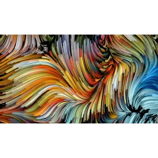 Papermoon Fototapete »Abstrakt Farben«, bunt