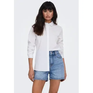 Jdy Damen Bluse JDYMIO L/S SHIRT WVN NOOS«, Weiß White, 40 (L), , 82307826-40