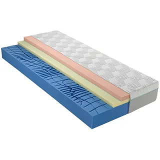 Dieter Knoll Gelschaummatratze , Weiß , Textil , H4 , rechteckig , 140x200 cm , Austria Gütezeichen, Made in Austria, Oeko-Tex® Standard 100, Qualität aus Österreich , Über- und Sondergrößen erhältlich, Bezug abnehmbar/waschbar, für Hausstauballergiker geeignet, für verstellbare Lattenroste geeignet, schadstoffgeprüft, alternative Größen erhältlich, Bezug rundum abnehmbar , Schlafzimmer, Matratzen, Gelmatratzen