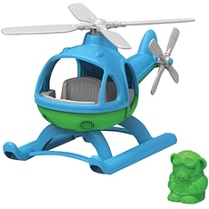 Green Toys 8601060 Hubschrauber, Helikopter, Spielflugzeug, nachhaltiges Spielzeug für Kinder ab 24 Monaten