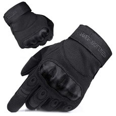 FREE SOLDIER Outdoor Handschuhe Herren Taktische Trainings Motorradhandschuhe Kletter Tactical Handschuhe Vollfinger Handschuhe Gilt für Radfahren Airsoft Militär Paintball (XL,Schwarz)