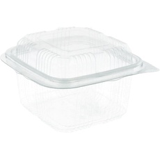 700 Stück Kuchenbehälter + Deckel 375 ml 13,3 x 12 x 7,7 cm transparent Rpet