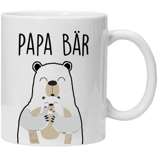 Tasse mit Spruch, Papa Bär, Weihnachtstasse lustige geschenke, kaffeetasse, Vatertag - Vatertagsgeschenk - Geburtstag - Beste Papa- Geschenk - Papaspruch