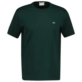 GANT Herren. 2003184 Schild-T-Shirt grün (XXL), Lässig, Baumwolle, Kurzarm, Nachhaltig