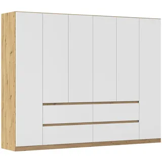 Rauch Drehtürenschrank Mainz 271 x 210 x 54 cm Weiß