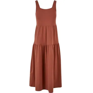 URBAN CLASSICS Kleid ärmellos Maxi Terracotta 3XL