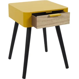 HOME DECO FACTORY Truhe Holztruhe Vintage-Stil Schatztruhe Braun