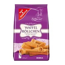 GUT&GÜNSTIG Waffelröllchen Kekse 200,0 g