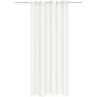 HOME WOHNIDEEN HOMEbasics Ösenschal - weiß, | Maße cm B: 140 H: 225