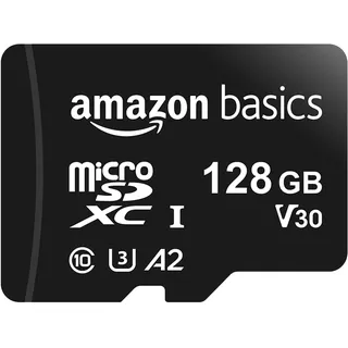 Amazon Basics AmazonBasics microSDXC 100 MB/s, 128 GB, Schwarz
