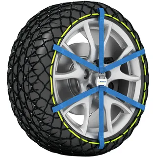 Michelin EASY GRIP EVOLUTION 11 Schneekette Auto Textilschneekette 2 Stück | Reifen Schneekette Ultraleistungsfähig Einfache Handhabung