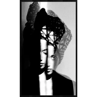 Bild , Schwarz, Weiß , Kunststoff , 70x118x10 cm , einfache und schnelle Anbringung , Bilder & Rahmen, Bilder, Sonstige Wandbilder