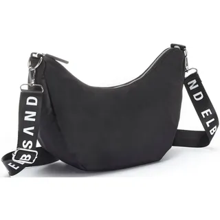 ELBSAND Hobo-Tasche Umhängetasche Kunstleder Black