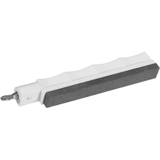 Lansky 0 SOBHA Natural Black Hard Arkansas Hone, White Holder