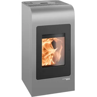 Haas + Sohn Haas Sohn Pelletofen HSP 2 Rounded Stahl Grau-Schwarz