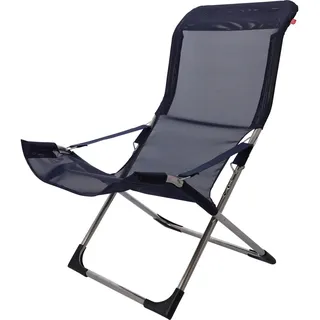 JAN KURTZ Fiesta Sessel 60 x 100 x 106 cm blau/ grau/ silber klappbar