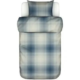 Marc O'Polo Bettwäsche »Phia, 100% Bio-Baumwollflanell« 2 Stk., tlg., blau