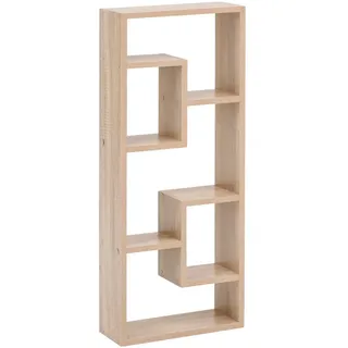 Wohnling Wandregal 36 x 15 x 90 cm Braun