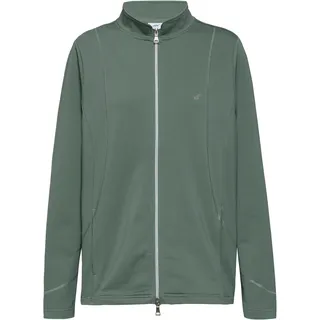 Joy Sweatjacke JOY SPORTSWEAR "DORIT", Damen, Gr. 46, grape leaf, Obermaterial: 70% Baumwolle, 25% Polyester, 5% Elasthan, normal, Sweatjacken Sweatjacke