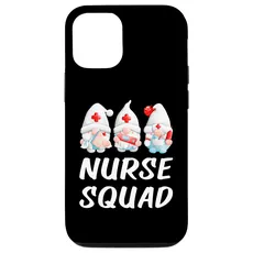 Hülle für iPhone 14 Pro Nurse Squad Niedlicher Zwerg Cartoon Krankenschwestern Team Matching Nursing
