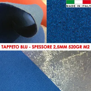 Teppich Läufer Magie Blau Mit Schutz- 1X25MQ Taufe Brautmoden S