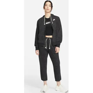 Nike Freizeitjacke Sportswear Gym Vintage Jacke Damen mit Kapuze, Farbe:Schwarz, Größe:XL - Schwarz