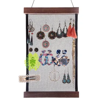 CENPEK Ohrringhalter zur Wandmontage, Ohrring-Organizer, Ohrring-Aufhänger, Wandbehang, Ohrring-Organizer, Wand-Schmuck-Organizer (61 x 30,5 cm)