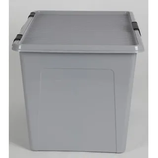 14x Scharnierbox 52L Bunt 60x40x35cm Deckel Aufbewahrung Spielzeugkiste Farben