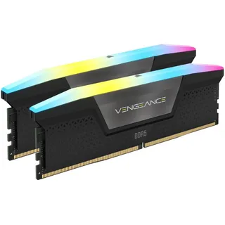 Corsair Vengeance RGB DDR5 7000MT/s 96GB Kit (2x48GB) CL40 Schwarz CMH96GX5M2B7000C40