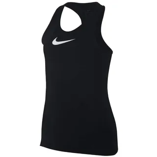 Nike Mädchen Pro Tanktop, Black/White, L