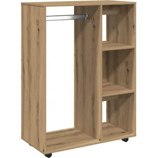 vidaXL Kleiderständer Artisan-Eiche 80x40x110 cm Holzwerkstoff - Braun