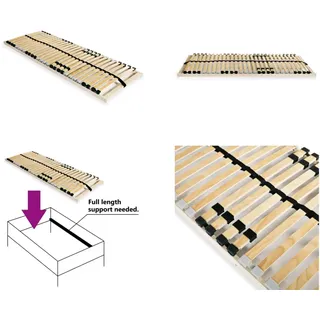 vidaXL Lattenrost mit 28 Latten 7 Zonen 70 x 200 cm - Lattenrost - Lattenroste - Bettrahmen - Bettrahmen