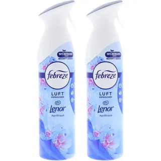 2 x Febreze Lufterfrischer Lenor Aprilfrisch Raumspray je 300ml bekämpft Gerüche
