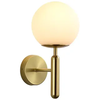 Barcelona LED Opalglaskugel Wandleuchte "Elsa" - E14