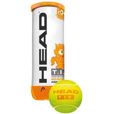 HEAD Tennisbälle TIP 3er Stage 1, Gelb, One Size, 578123-OR