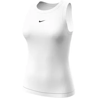 Nike Damen Tanktop Sportswear Rib Tight Tank IH7956-100 S - White/Black - S