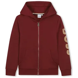 Boss J51127 Kapuzenpullover - Bordeaux - 4 Jahre